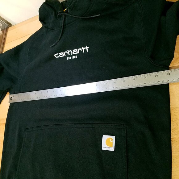 Carhartt Men’s Force Logo Hoodie Black Size Small NWT - Picture 4 of 13